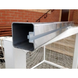 Ворота 5.6х2.35м алюминиевые 80х80 мм футбольные (разборные)