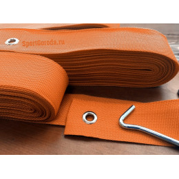 Разметка площадки для бадминтона 13.4х6.1м - оранжевый (ленты)