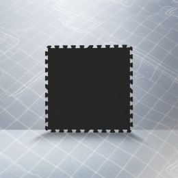 Мат-пазл черный